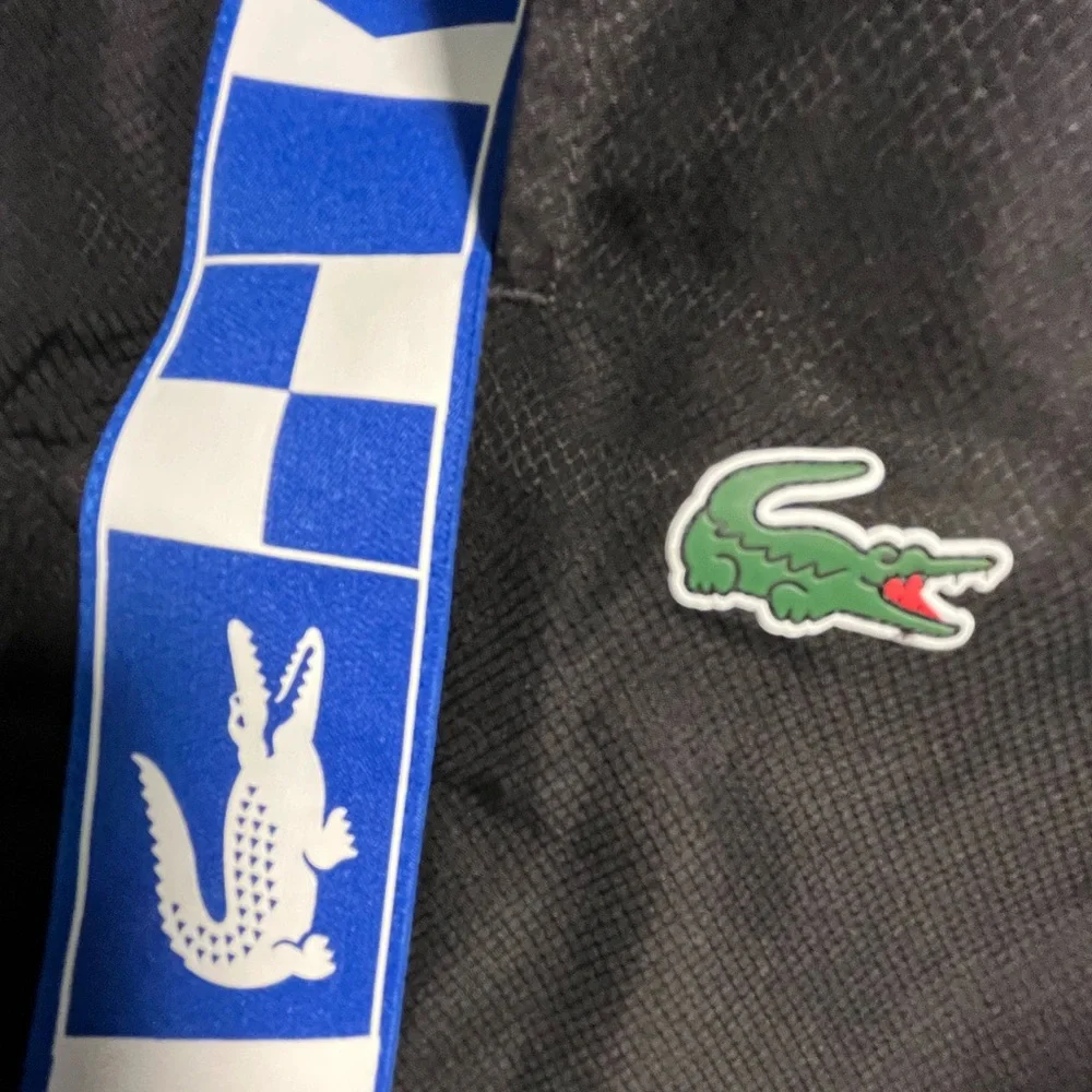 LACOSTE Athletic Pull-on Fully Lined Shorts w/side pockets & Logo Side Bands - Picture 9 of 16